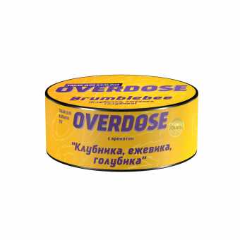 Табак для кальяна OVERDOSE 25г - Brumblebee (Клубника ежевика голубика)