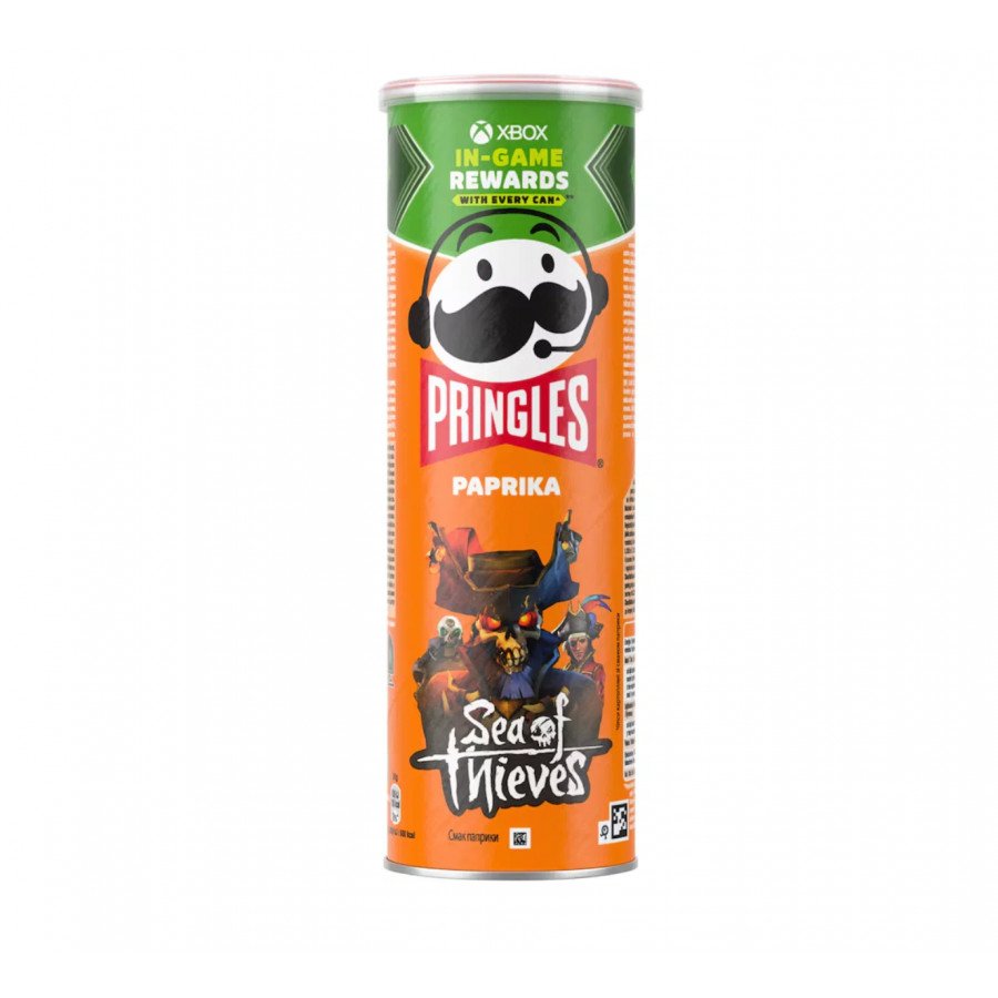 Фото и внешний вид — Pringles Paprika Sea Limited 165г (19шт/уп)