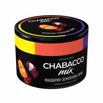 Смесь для кальяна Chabacco 40г medium - Tangerine Strawberry Lychee (Мандарин земляника личи)
