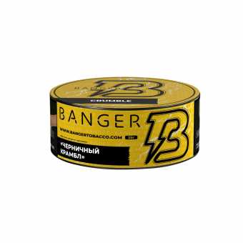 Табак для кальяна BANGER 25гр - Crumble (Черничный крамбл)