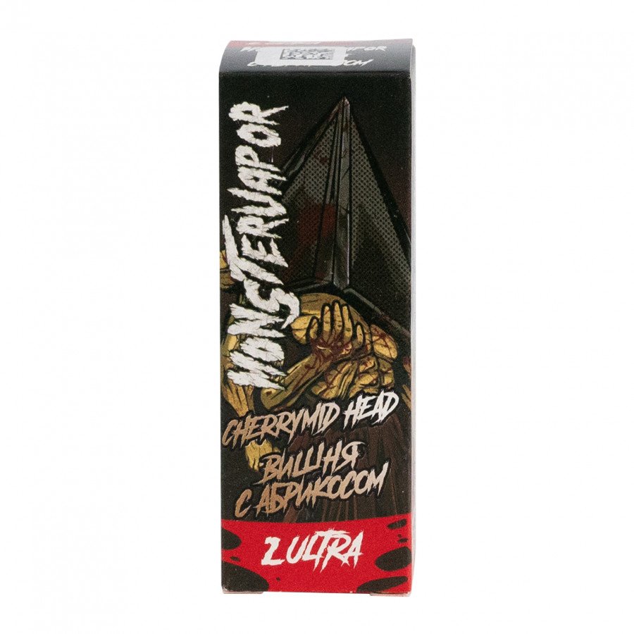 Фото и внешний вид — Жидкость MONSTERVAPOR SALT - Cherrymid Head (Вишня с абрикосом) 30мл strong