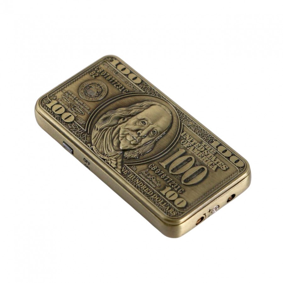 Фото и внешний вид — Зажигалка газовая Доллар