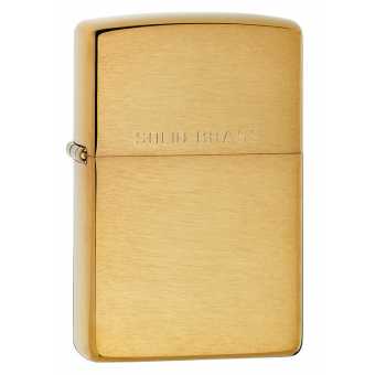 Зажигалка Zippo 204 REG BR FIN SLD BRSS