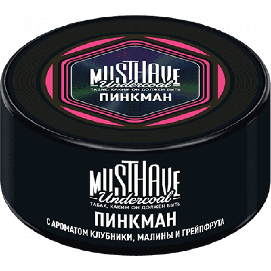 Фото и внешний вид — Табак для кальяна MUST HAVE 25г - с ароматом Пинкман (Клубника Малина Грейпфрут)