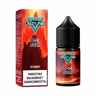 Жидкость CRAZY VIBE SALT - Coca Cola (Кола) 30мл 20мг