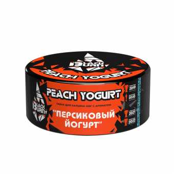 Табак для кальяна BURN BLACK 100гр - Peach Yogurt (Персиковый йогурт)