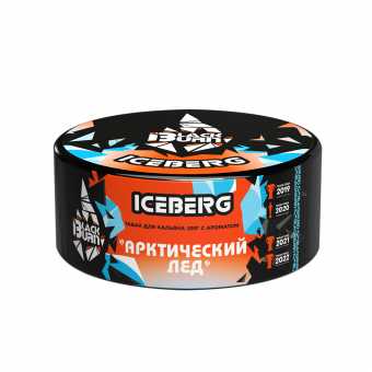 Табак для кальяна BURN BLACK 100гр - Something Icy / Iceberg (Арктический лед)