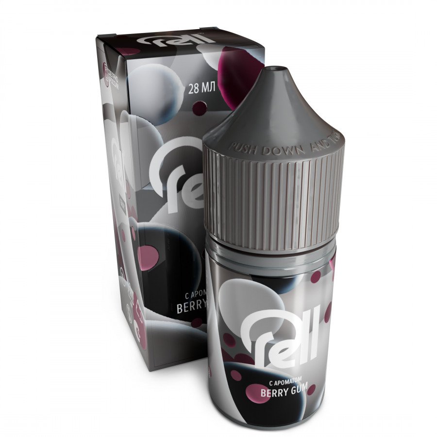Фото и внешний вид — Жидкость RELL GRAY SALT - Ягодная жвачка 28мл 0мг