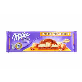 Милка Шоколадная плитка 300гр Тоффи Холнат (12шт/уп)