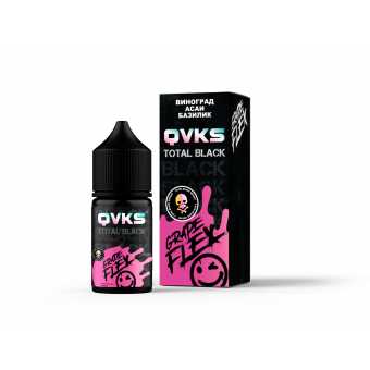 Жидкость QVKS BLACK - Виноград Асаи Базилик 30мл 20мг