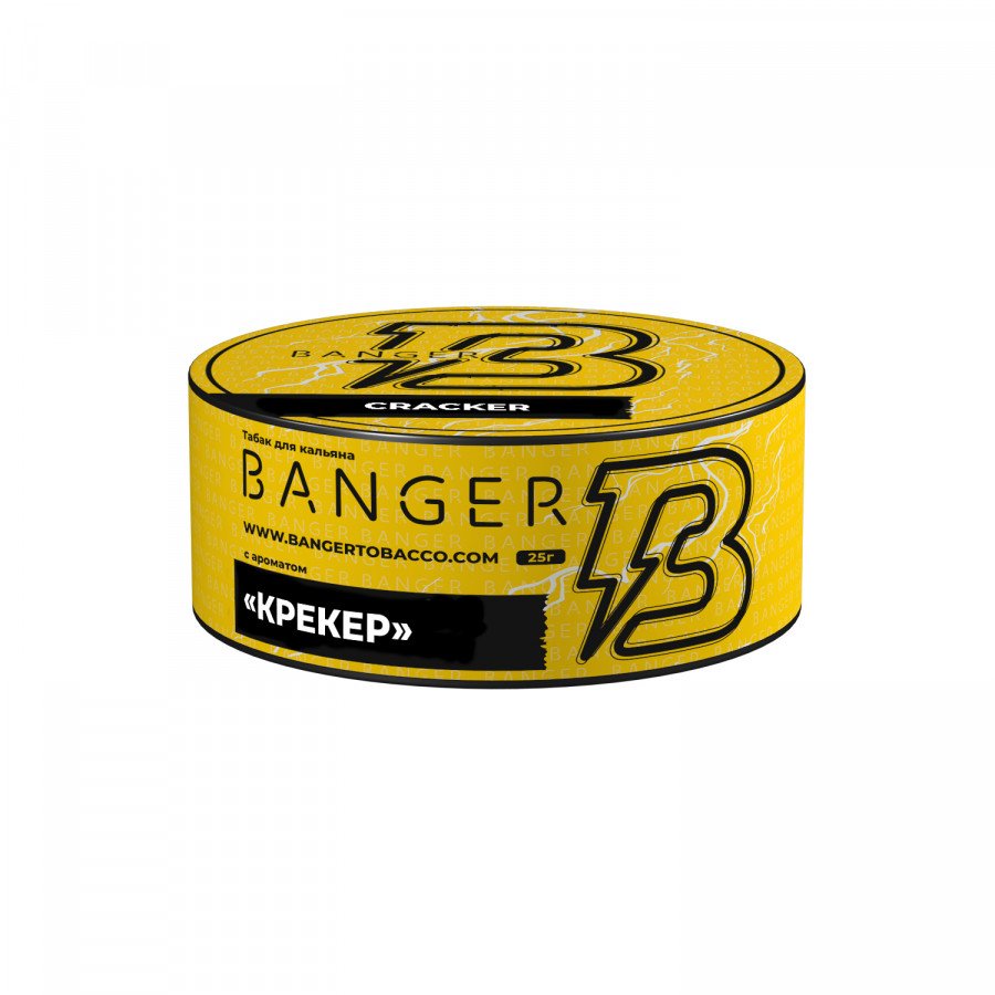 Фото и внешний вид — Табак для кальяна BANGER 25гр - Cracker (Крекер)