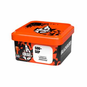 Табак для кальяна BURN BLACK 200гр - SouSep (Зеленый лимонад)