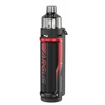 Комплект VOOPOO ARGUS PRO - Litchi Leather & Red (3000мАч, 4.5мл, 80Вт)