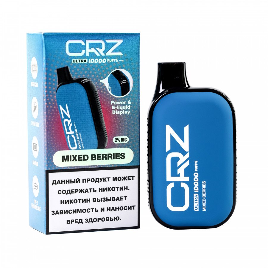 Фото и внешний вид — CRZ 10000 ULTRA - Ягодный микс (Mixed Berries)