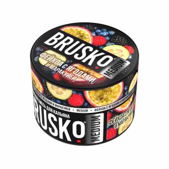 Смесь для кальяна BRUSKO 50г - Фейхоа с ягодами и маракуйей