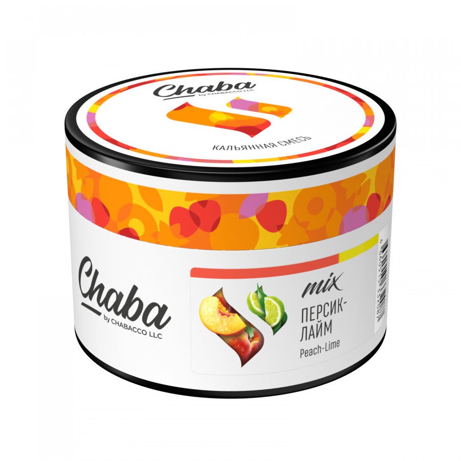 Фото и внешний вид — Смесь для кальяна CHABA 40г - Peach Lime (Персик Лайм)