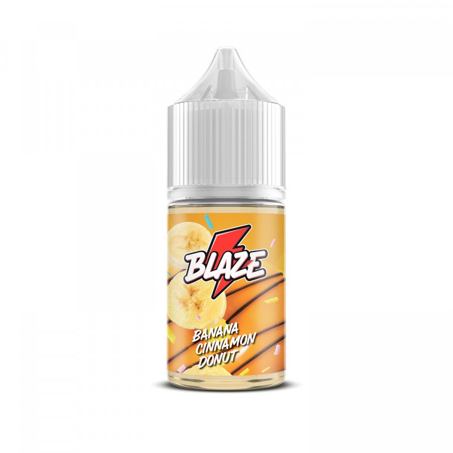 Фото и внешний вид — Жидкость BLAZE SALT - Banana Cinnamon Donut (Пончик с бананом и корицей) 30мл 20мг