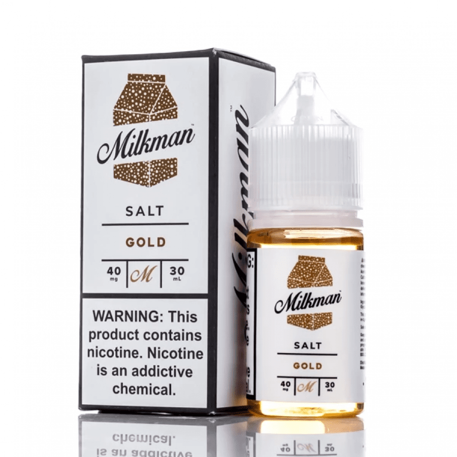 Фото и внешний вид — Жидкость THE MILKMAN SALT - Gold (Табак мед взбитые сливки) 30мл 20мг