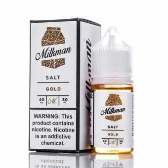 Жидкость THE MILKMAN SALT - Gold (Табак мед взбитые сливки) 30мл 20мг