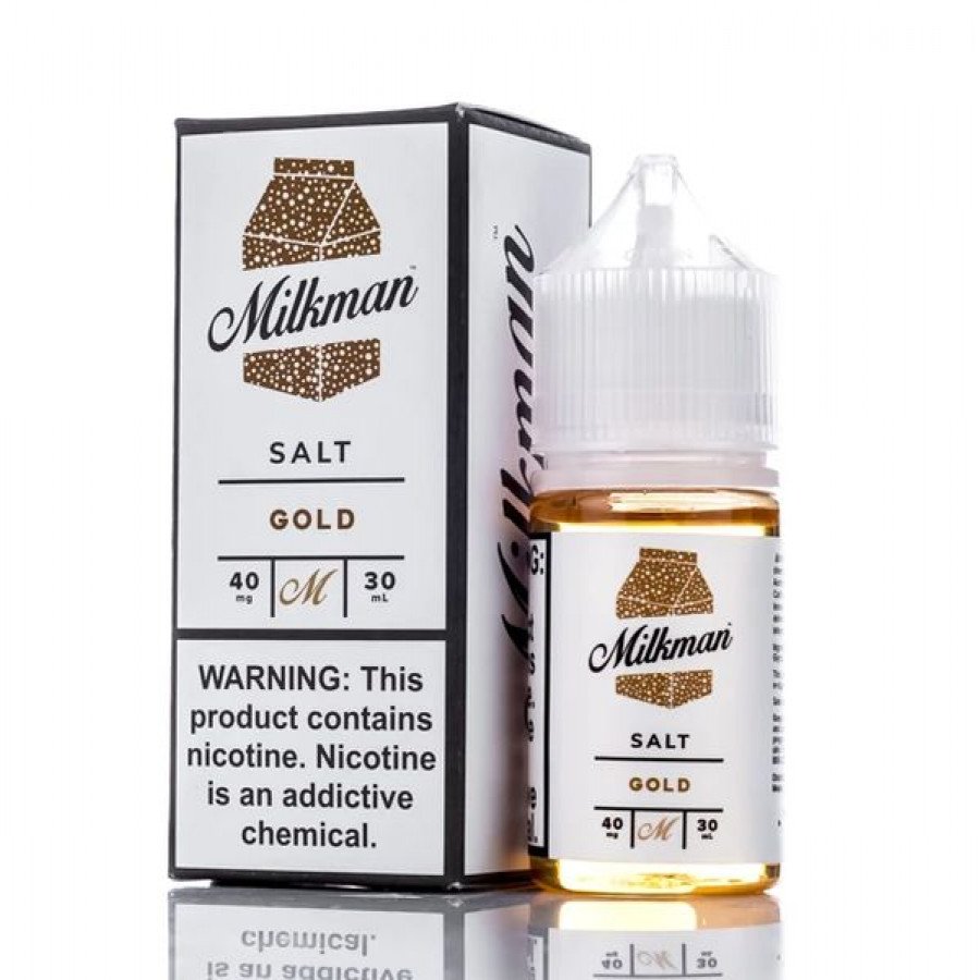 Фото и внешний вид — Жидкость THE MILKMAN SALT - Gold (Табак мед взбитые сливки) 30мл 20мг