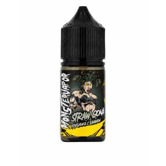 Конструктор MONSTERVAPOR - Straw Gona (Клубника с Бананом) 30мл 0мг