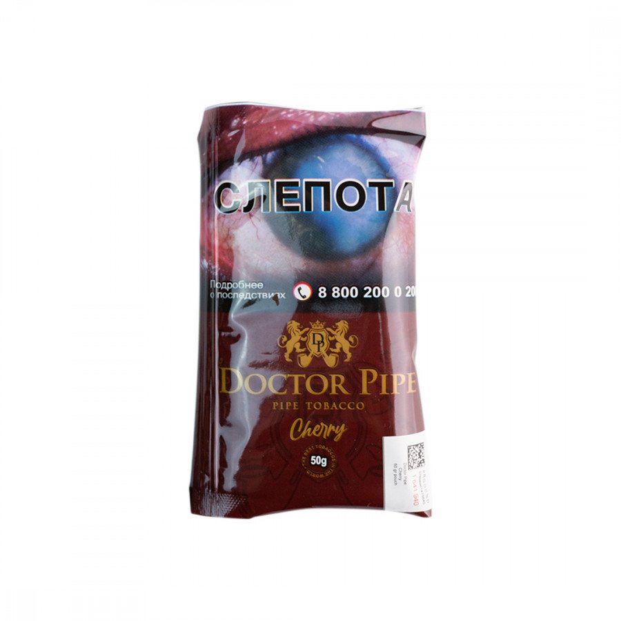 Фото и внешний вид — Трубочный табак DOCTOR PIPE 50г - Cherry