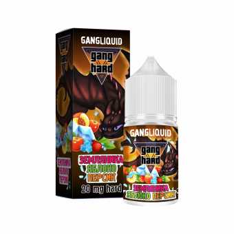 Жидкость GANG HARD SALT - Земляника Яблоко Персик 30мл strong