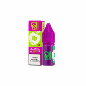 Жидкость RELL PURPLE SALT - Green Apple Ice (Зеленое яблоко лед) 10мл 20мг