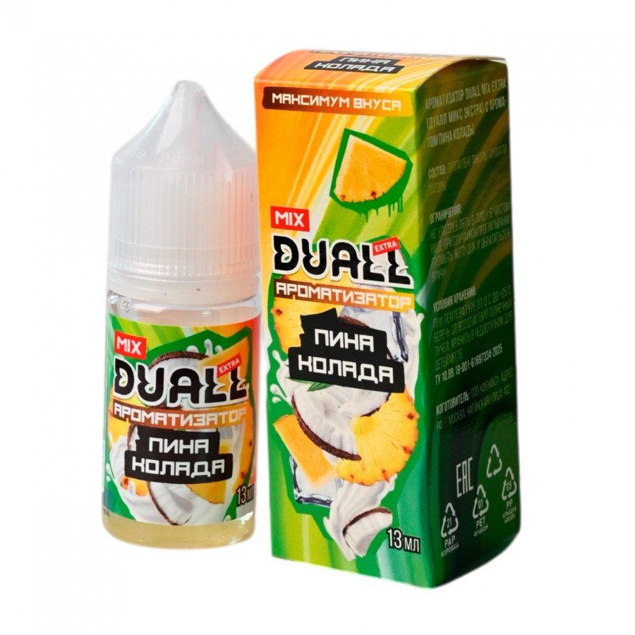 Фото и внешний вид — Конструктор DUALL MIX EXTRA - Пина Колада 30мл 0мг