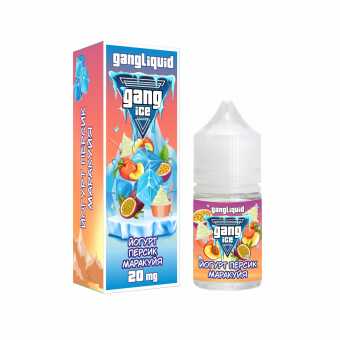 Жидкость GANG ICE SALT - Йогурт Персик Маракуйя 30мл 20мг