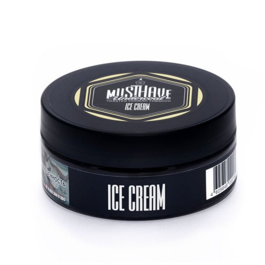 Фото и внешний вид — Табак для кальяна MUST HAVE 125гр - Ice Cream (с ароматом Мороженого)