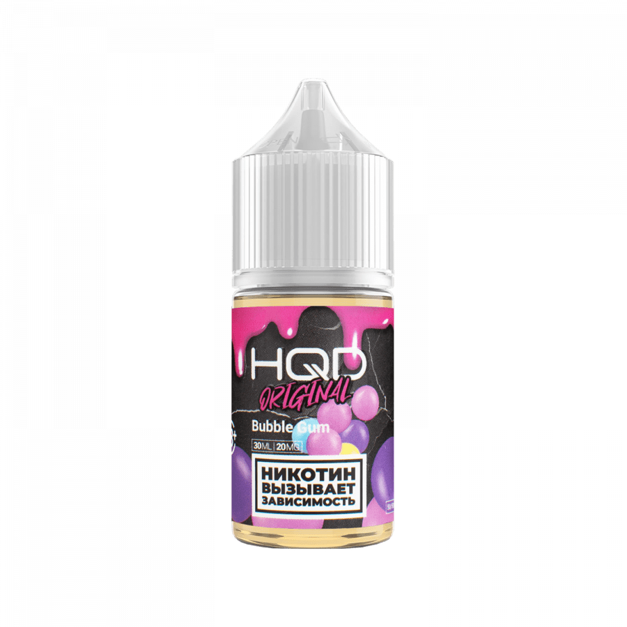 Фото и внешний вид — Жидкость HQD ORIGINAL SALT - Bubblegum (Жвачка) 30мл strong