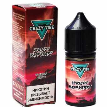 Жидкость CRAZY VIBE SALT - Apricot Raspberry (Абрикос Малина) 30мл strong