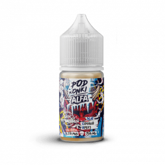 Жидкость PODONKI x ALFA VAPE SALT - Сочный Арбуз 30мл strong