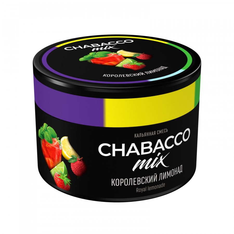 Фото и внешний вид — Смесь для кальяна Chabacco 40г medium - Royal Lemonade (Королевский лимонад)