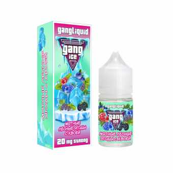 Жидкость GANG ICE SALT - Мятные Лесные Ягоды с Хвоей 30мл strong