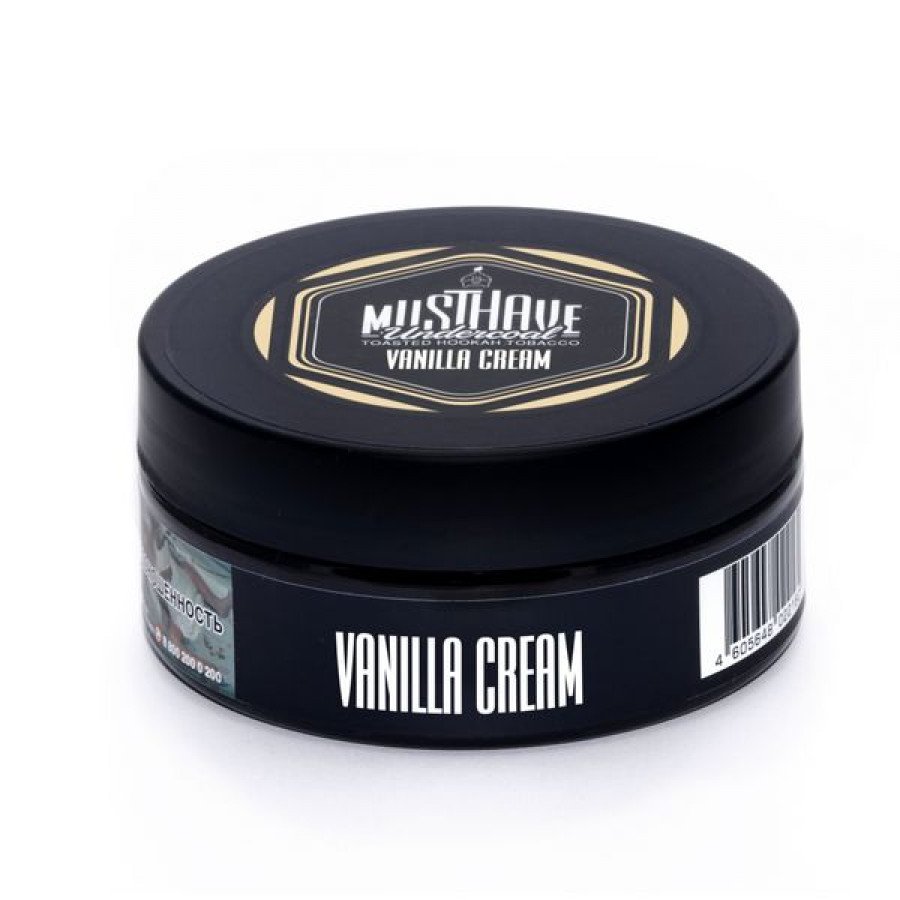 Фото и внешний вид — Табак для кальяна MUST HAVE 125гр - Vanilla Cream (с ароматом Ванили)