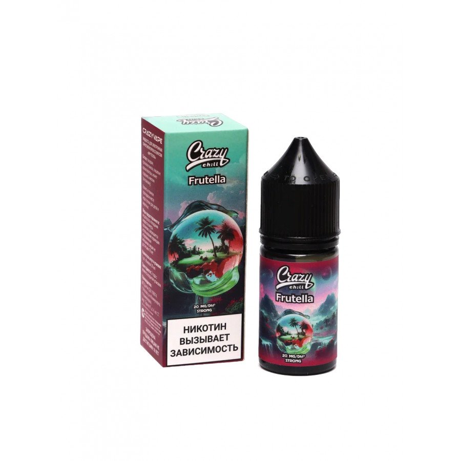 Фото и внешний вид — Жидкость CRAZY CHILL SALT - Frutella (Фрутелла) 30мл strong