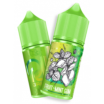 Жидкость RELL GREEN SALT - Fruit Mint Gum (Фруктово-мятная жвачка) 30мл 20мг