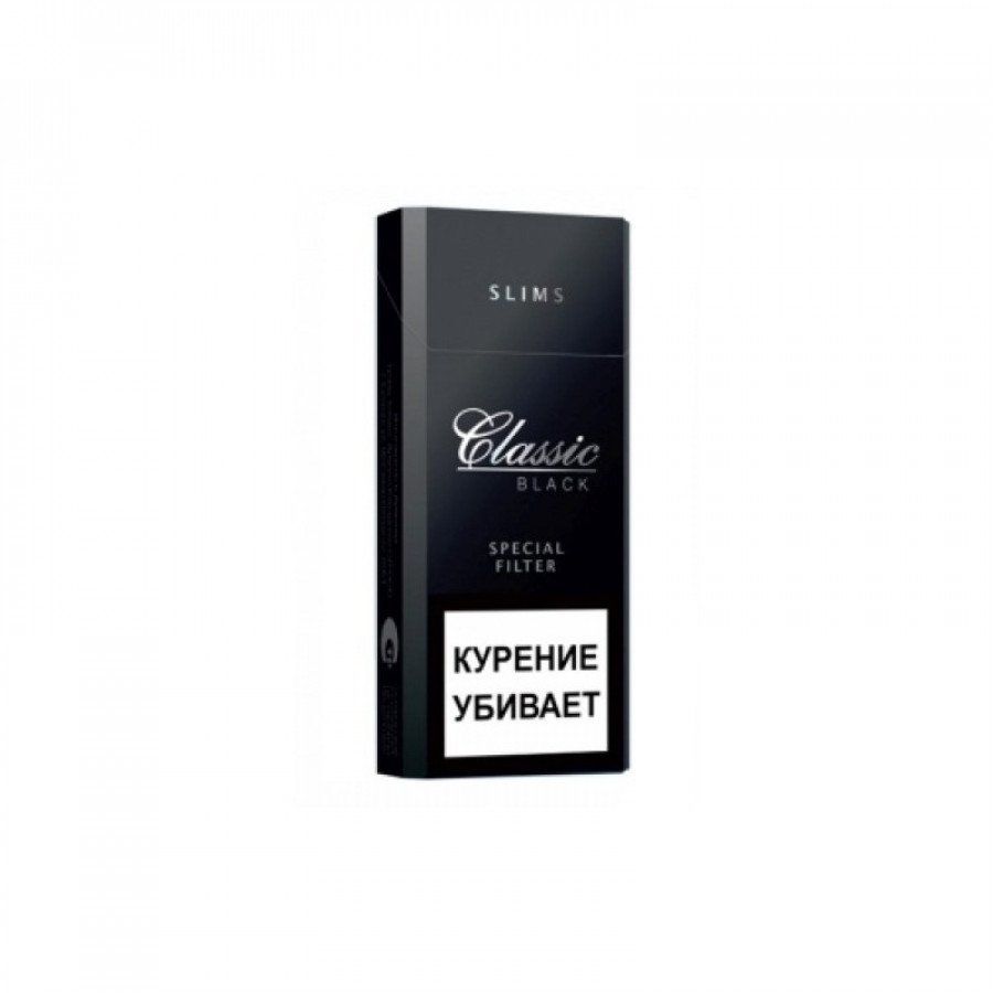 Фото и внешний вид — Сигареты Classic Black slims