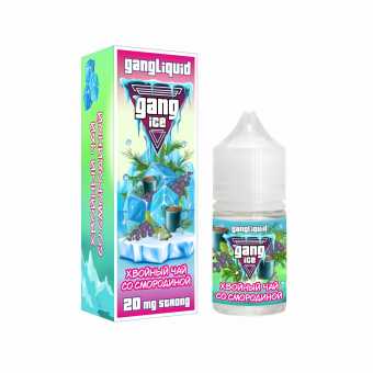 Жидкость GANG ICE SALT - Хвойный чай со смородиной 30мл strong