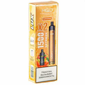 Устройство HQD LUX - Strawberry Banana (Клубника банан) +2 картриджа