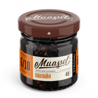 Табак для кальяна MUASSEL (6/10) 40гр - Папайя