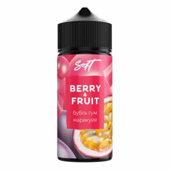 Жидкость BERRY&FRUIT - Буббль гум Маракуйя 100мл 0мг
