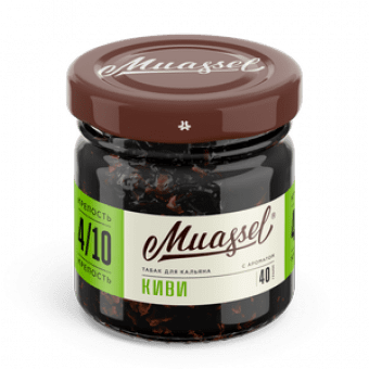 Табак для кальяна MUASSEL (4/10) 40гр - Киви