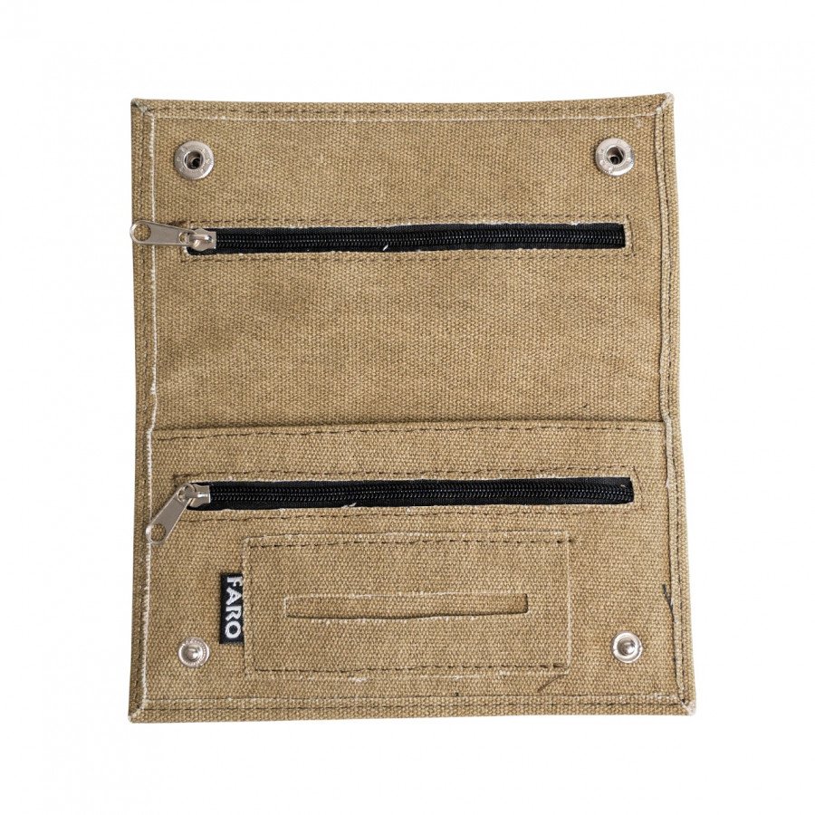 Фото и внешний вид — Кисет для табака 21617 иск кожа/Джинс бежевый