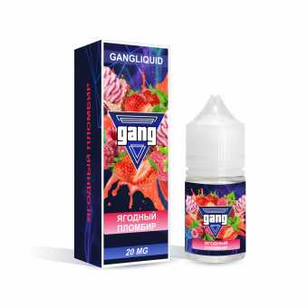 Жидкость GANG SALT - Ягодный Пломбир 30мл 20мг