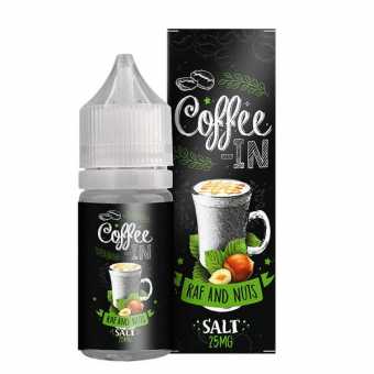 Жидкость COFFEE-IN SALT - Raf & Nuts (Кофе раф с лесным орехом) 30мл strong