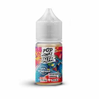 Жидкость PODONKI x ALFA VAPE SALT - Ежевичный Лимонад 30мл strong