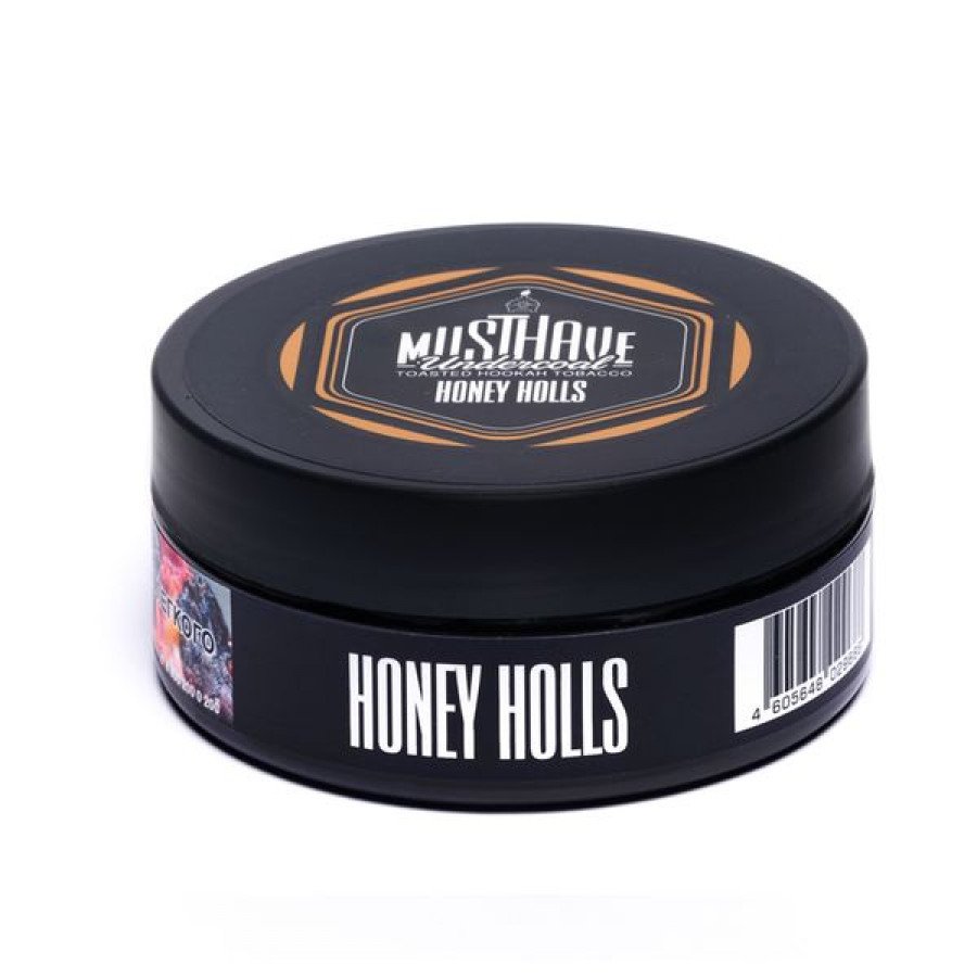 Фото и внешний вид — Табак для кальяна MUST HAVE 125гр - Honey Holls (с ароматом Медовых леденцов)